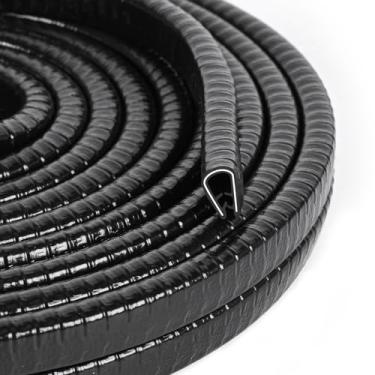 Imagem de CloudBuyer Protetores De Porta De Carro Universais 66 Pés (20 M), Faixa De Proteção De Acabamento De Borda Em Forma De U De Borracha, Design Preto Sem Cola, Adequado Para A Maioria Dos Veículos