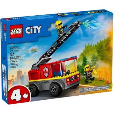 Imagem de Lego City Caminhão de Bombeiros Escada de Incêndio 60463
