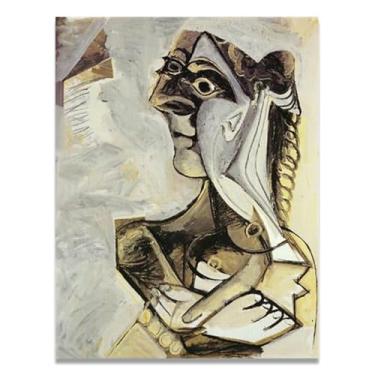 Imagem de Murais Woman With Braid Diego Rivera – Arte de realismo socialista mexicano, muralista do século 1688, coleção clássica do museu de Nova York para decoração de casa 40 x 52 cm