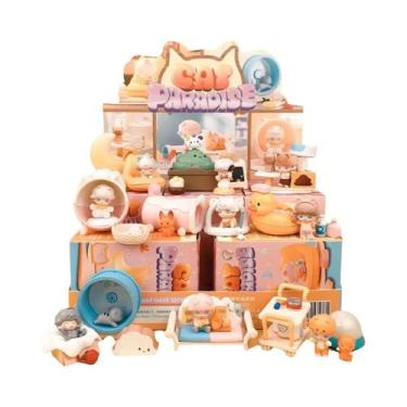 Imagem de Dimoo Cat Park Series Blind Box Enfeite De Mesa Feito À Mão Brinquedo 
