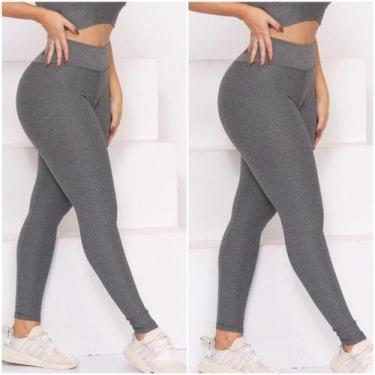 Imagem de 2 LEG SUPLEX LISA zero transparência - oem, Cinza, Cinza, G 40-42