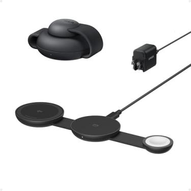 Imagem de Anker Carregador Magsafe Compatível Com Maggo Ufo 3 Em 1, Estação De Carregamento Sem Fio Para Iphone 16, Certificação Qi2 De 15 W, Base De Carregamento De Viagem Dobrável Para Iphone 16/15/14, Airp