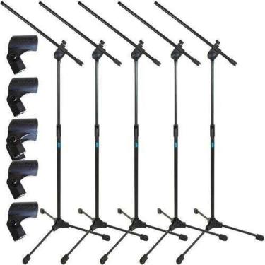 Imagem de Kit 5 Suporte Girafa Microfone + Ask Tps