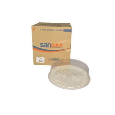 Imagem de Embalagem Torta Bolo Jumbo Grande Sanpack S-80Br C/30
