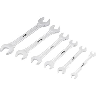 Imagem de Jogo chave fixa 6-17mm aço carbono c/ 6 pç suporte plástico