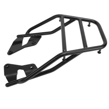 Imagem de Eujgoov Rack de Bagagem para Motocicletas, Tubo de Ferro Resistente, Suporte de Carga Resistente para Bicicleta Off Road MSX Grom 125, Espaço de Armazenamento Adicional