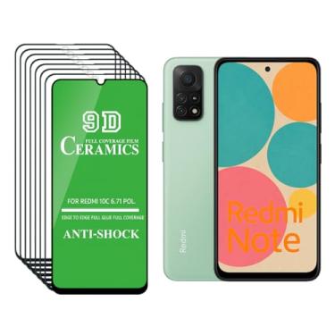 Imagem de 8 Películas de Cerâmica 9D todos modelos Redmi: 13 13s 12 12s 11 11s 10 10s 9 8 Pro 5G Note (NOTE 12)