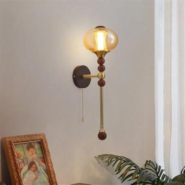 Imagem de Lâmpada De Parede Contemporânea LED Americana Retro Sala De Estar Quarto Estudo Villa Hotel Corredor Corredor Luz (Estilo 2)