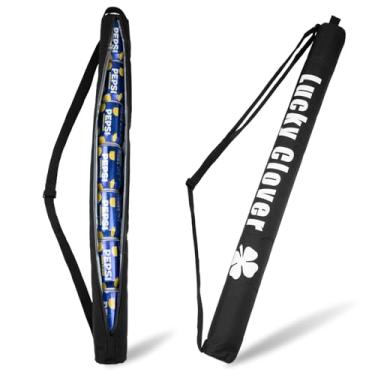 Imagem de Luva de cerveja Glof para bolsa de golfe, manga térmica com 7 latas, presente para homens, serve na maioria dos estilos e tipos de bolsas de golfe (trevo da sorte)