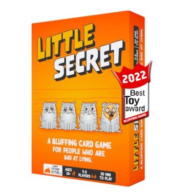 Imagem de Little Secret | Bluffing Board Game for Family and Friends | an Exploding Kittens Card Game Collaboration | Award-Winning Board Game for 4-8 Players