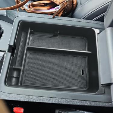 Imagem de EDBETOS Organizador de console central compatível com 2023 2024 2025 Honda Pilot, 2024 2025 Ridgeline/Bandeja de inserção de passaporte caixa de apoio de braço de armazenamento secundário material