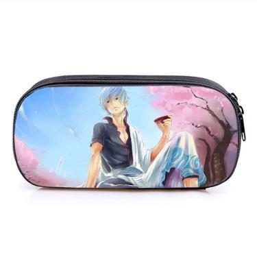Imagem de Estojo para lápis Gintamass DoubleLayer Cartoon Anime Poliéster