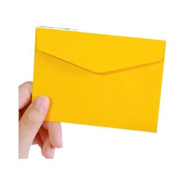 Imagem de Mini Envelopes Coloridos 20pcs DIY Papel Multifuncional Para Cartas E 