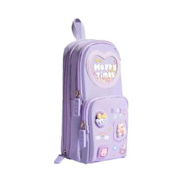 Imagem de Mochila Escolar Multifuncional De Grande Capacidade E Estojo Para Mate