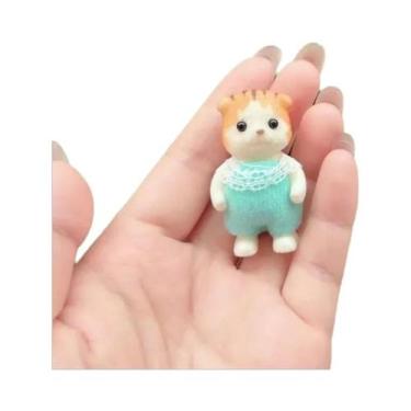 Imagem de Conjunto De Brinquedos DIY Família De Coelhos Da Mini Floresta Para Cr