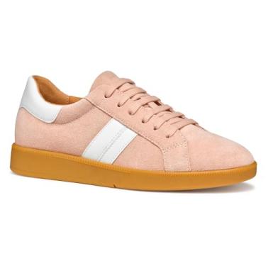 Imagem de Geox Tênis feminino de cano baixo, Branco nude, 34