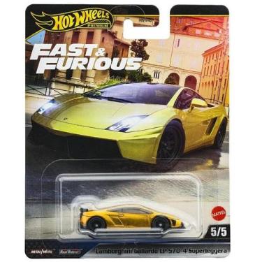 Imagem de Hot Wheels Velozes e Furiosos Premium 5/5 Lamborghini Gallardo LP Matt