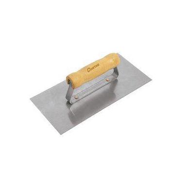 Imagem de Desempenadeira em Aço Lisa 26cm Cabo de Madeira Cortag