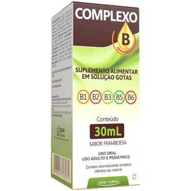 Imagem de COMPLEXO B EM GOTAS COM 5 VITAMINAS 30ML – ARTE NATIVA-Unissex