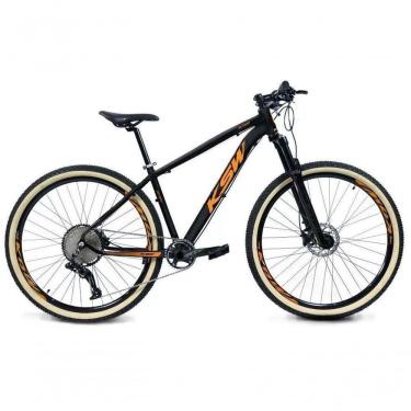 Imagem de Bicicleta Aro 29 Ksw Xlt 12v Garfo Com Trava 11-50 Preto-laranja 21