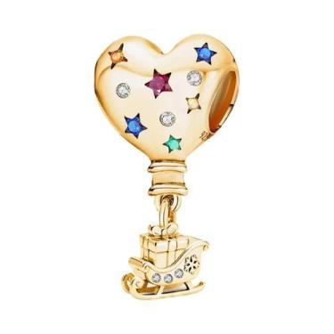 Imagem de Charms De Prata Esterlina 925 Em Forma De Vaga-lume Dourado Para DIY, 