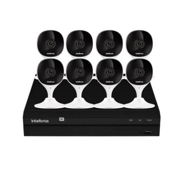 Imagem de Kit 8 Câmeras Intelbras Imx-c Full Hd Nvd  1408 Intelbras Sem  Hd