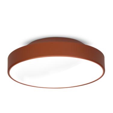 Imagem de Plafon Painel Sobrepor Redondo 25cm 2 Lâmpadas 7651 Cobre