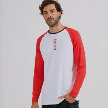Imagem de Camisa Flamengo Plaga Proteção UV Manga Longa  Masculina-Masculino