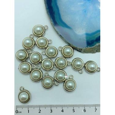 Imagem de Pingente Com Pérola - 01 Unid - Níquel Branco - Bijuteria - no-brand