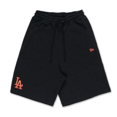 Imagem de Bermuda New Era  Lifestyle Los Angeles Dodgers MLB Preto-Masculino