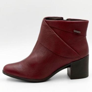 Imagem de Bota Bottero Cano Curto Salto Bloco Feminina-Feminino