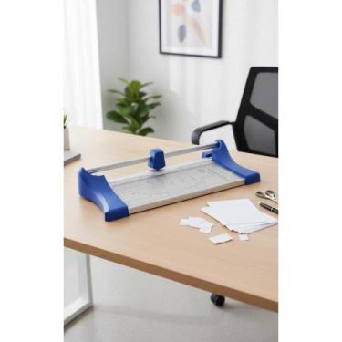 Imagem de Guilhotina Refiladora A4 - 10 Folhas Precisão Profissional - Congratul