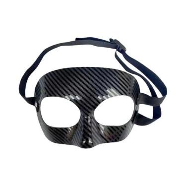 Imagem de Máscara elástica protetora do basquetebol, protetor facial, protetor q