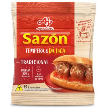 Imagem de SAZÓN Tempera e Dá Liga Sabor Tradicional 60g - AJINOMOTO