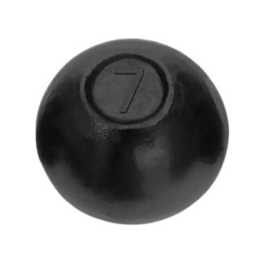 Imagem de Bola de Arremesso Ferro Fundido Treinamento Funcional 7Kg - ANILHAS FI