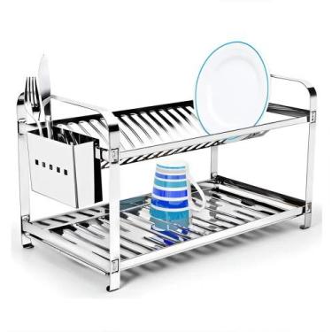 Imagem de Seca pratos 20 pratos desmontado pt inox - Mak-Inox