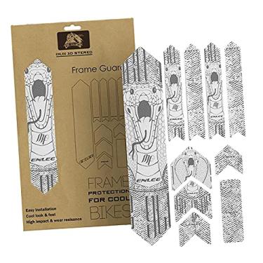 Imagem de Fancyes Protetor de moldura de bicicleta, adesivo de fita de bicicleta e kit de adesivos de moldura para tubos de moldura de bicicleta de montanha - Cobra