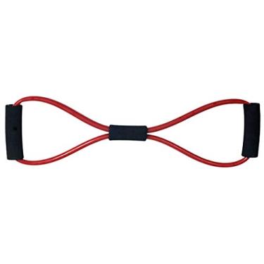 Imagem de Corda de fitness para ambientes internos, JUSTDOLIFE Equipamento de treino doméstico Expansor de exercício de puxar (vermelho)