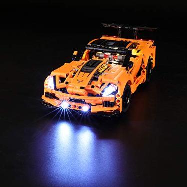 Imagem de Lightailing Light Set for (Technic Chevrolet Corvette ZR1) Building Blocks Model - Led Light kit Compatible with Lego 42093(NOT Included The Model)