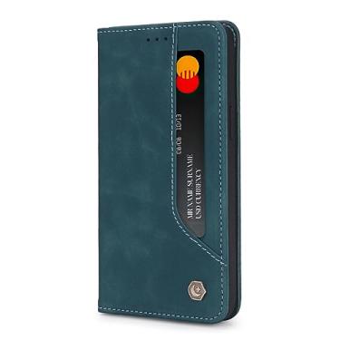 Imagem de Estojo de couro comercial para xiaomi para mi poco x3 x4 pro nfc m4 m3 f3 gt f4 m5s c40 flip magnético carteira cartão luxo capa telefone, azul, para poco f4 gt