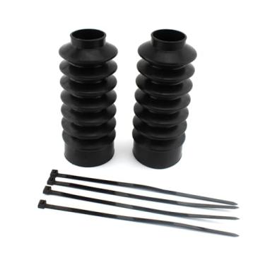 Imagem de FINMOKAL 1 par de botas de garfo dianteiro de motocicleta capas de amortecedor protetor de poeira de borracha para Harley Davidson Nightster 975 RH975 2022-2023