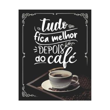 Imagem de Placa Decorativa 20x25 para Cantinho do Café Cozinha Padaria