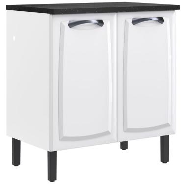 Imagem de Balcão Duplo Itatiaia New Premium com 2 Portas e 2 Prateleiras - 80cm de largura