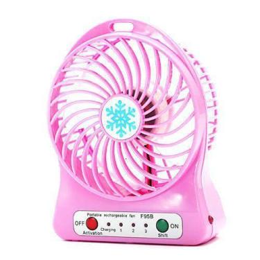 Imagem de Mini Ventilador De Mesa Rosa Eiyo