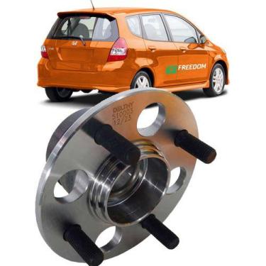 Imagem de Cubo de roda traseiro honda fit 1.4 1.5 8v 16v 2004 á 2008 c/rolamento