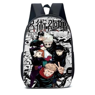 Imagem de Mochila Escolar Infanto Juvenil Anime Feiticeiros Jujutsu Manga 0715-Unissex