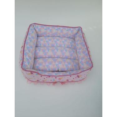 Imagem de Caminha Bella Quadrada Pet Cachorro e Gato Peuaty - Peauty Pet, Rosa