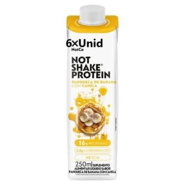 Imagem de Pack C/ 6x NotShake Protein 16g Panqueca Banana Canela 250ml - NotCo