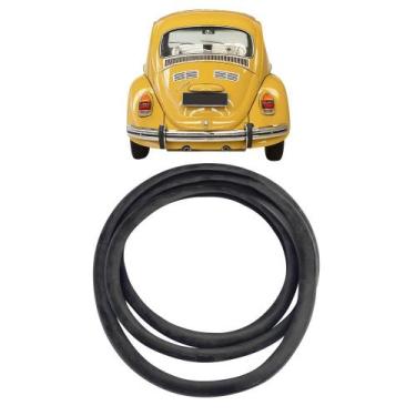 Imagem de Borracha Vidro Vigia Traseiro Sem Encaixe Friso Fusca 1967 a 1996 - Su