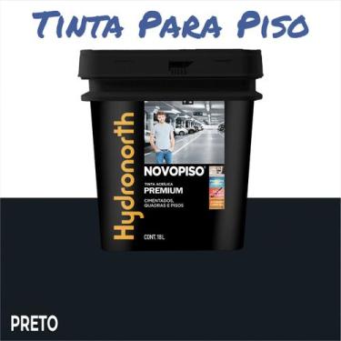 Imagem de Tinta Piso Acrilica Hydronorth Cores 18 Litros - Cores, Preto